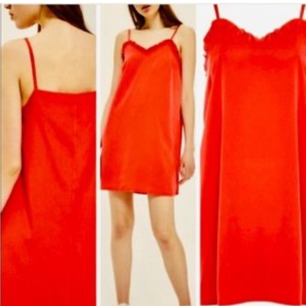 TopShop Ruffle Tank Dress